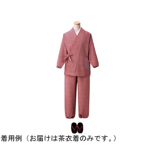 すずしろ小紋 茶衣着 上 ミディアムレッ