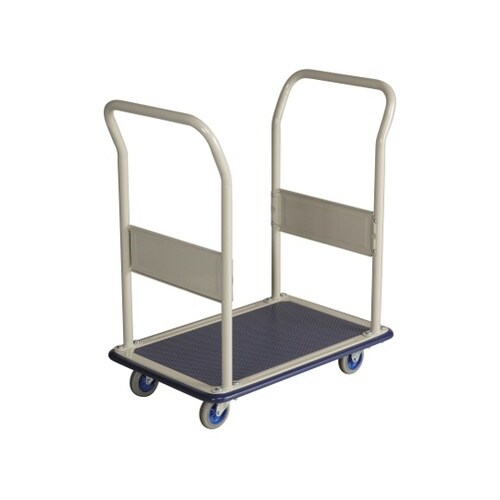 小型スチール台車ハンドル折畳