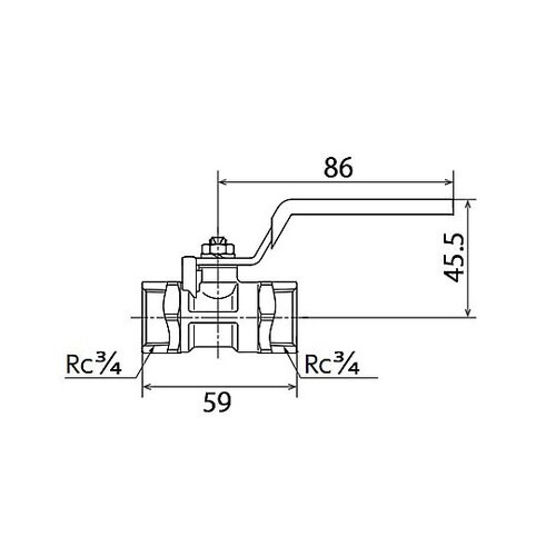 ボールバルブ(真鍮製)
