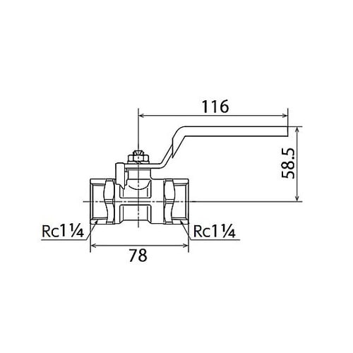 ボールバルブ(真鍮製)