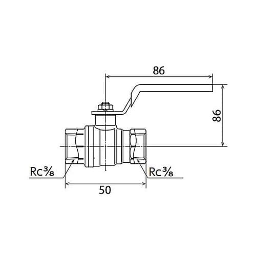 ボールバルブ(真鍮製)