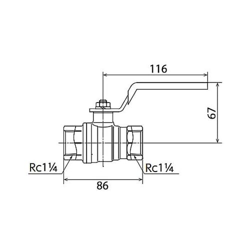 ボールバルブ(真鍮製)