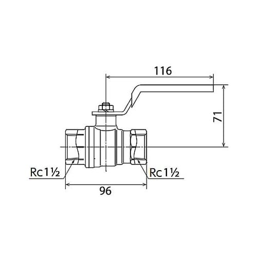 ボールバルブ(真鍮製)