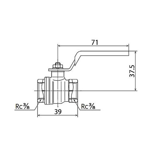 ボールバルブ(真鍮)