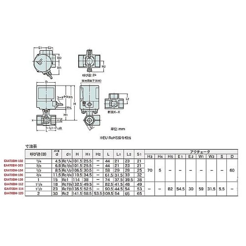 電動式三方ボールバルブ