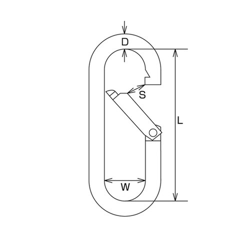 ステンレス プチカラビナ