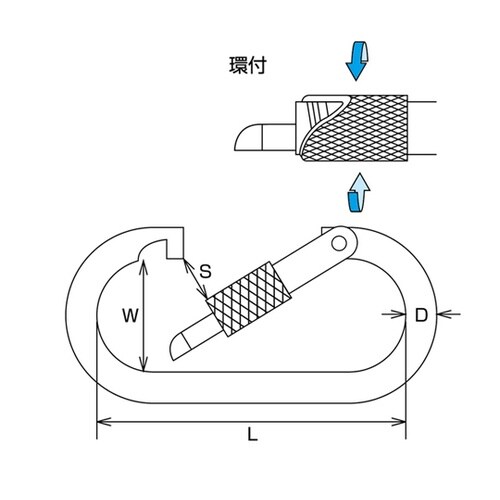 ステンレス カラビナ