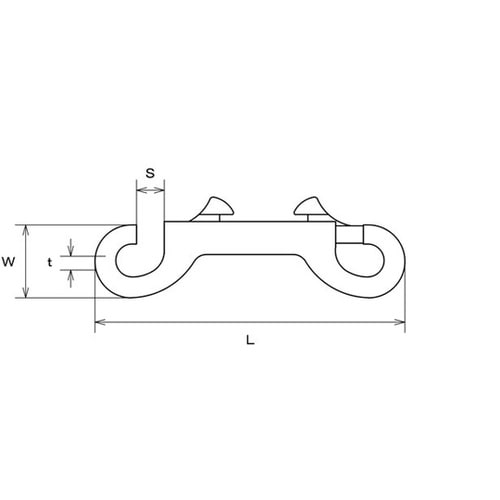 ステンレスダブルヘッドナスカン