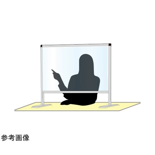 ブラックパーテーションスタンド