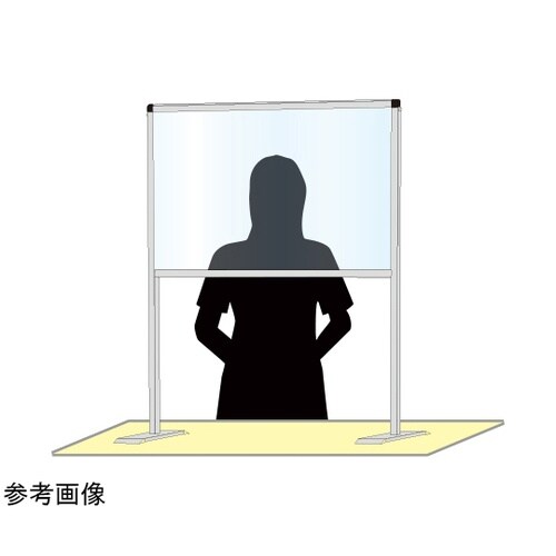 ブラックパーテーションスタンド