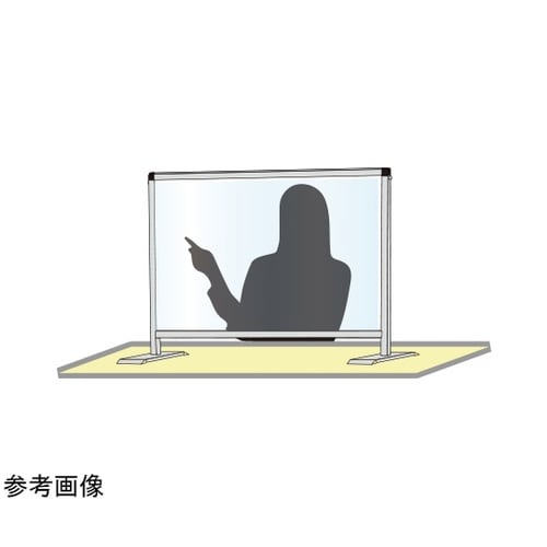 ブラックパーテーションスタンド