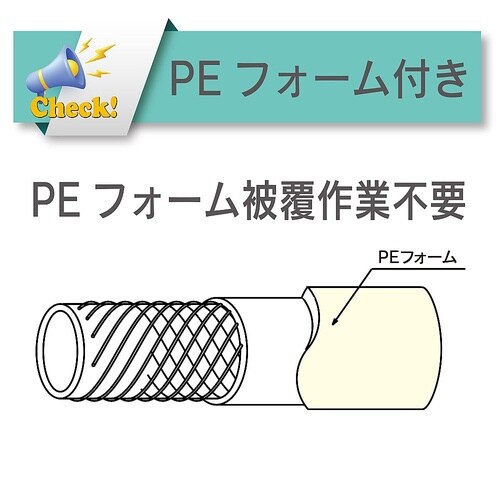 冷却水結露防止用耐圧ブレードホース ハイブリッドトヨドロップホース