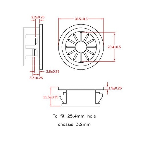 スナップブッシング