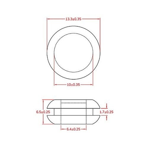 膜付グロメット(100個)