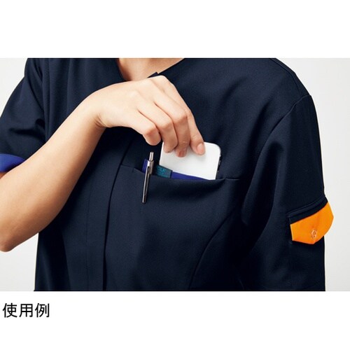 ジップスクラブR ダークネイビー×ミディ