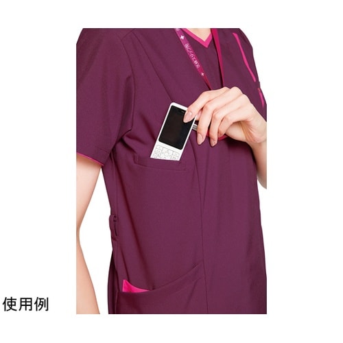 レディスジップスクラブR バーガンディ×