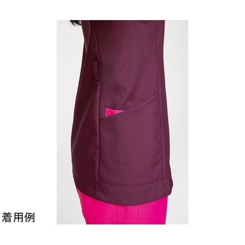 レディスジップスクラブR バーガンディ×