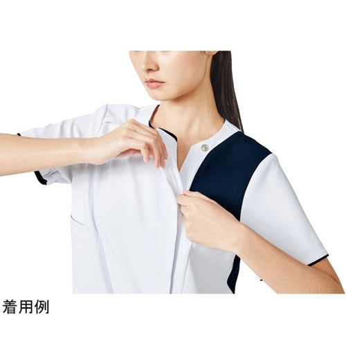 レディスジップスクラブR ホワイト×ダー