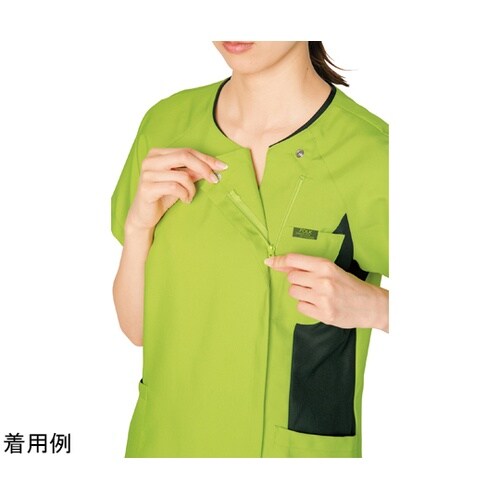 レディスジップスクラブR ライム×モスグ