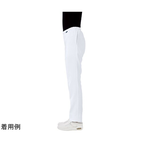 ストレートパンツ(総ゴム)ホワイト