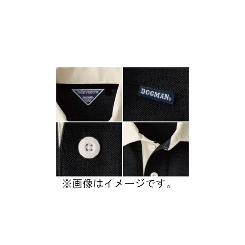 長袖ラガーシャツ クロ