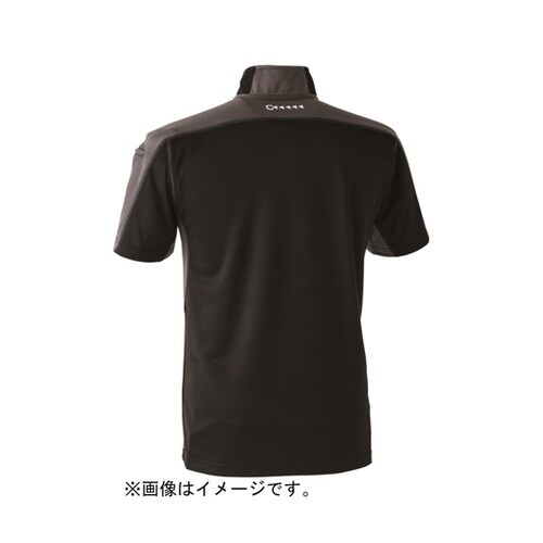 ZIP半袖ポロ コン
