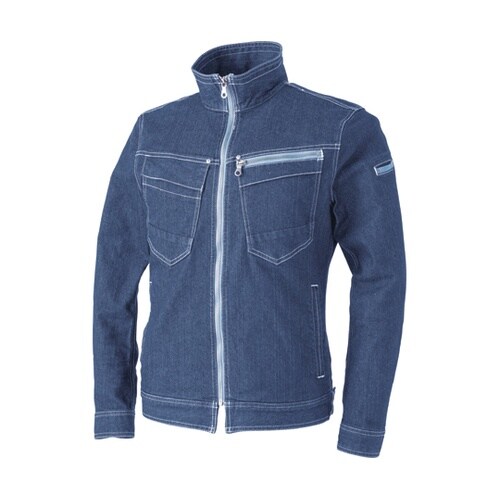 長袖ブルゾンインディゴ