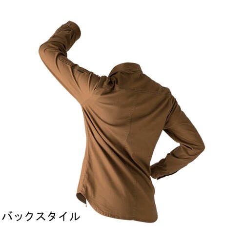 長袖シャツ D カーキ