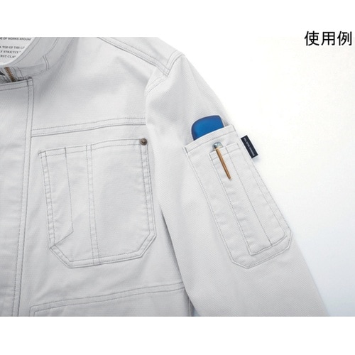 長袖ジャケット アッシュ 灰