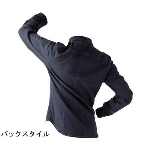 長袖シャツ N ブラック