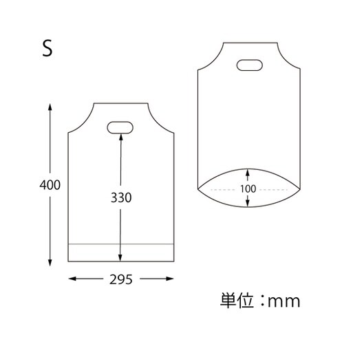 手抜きポリ袋 バイオハンディバッグ M