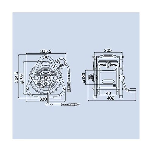 エアーホースリール(