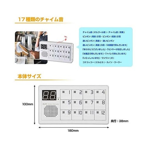 ワイヤレスチャイム