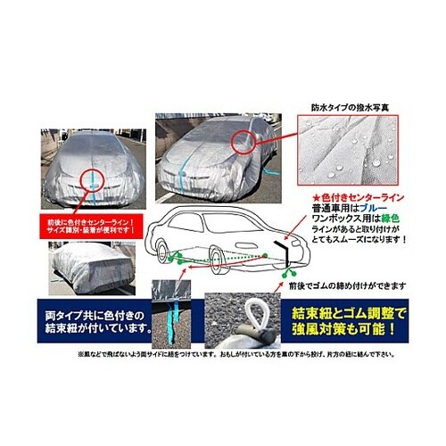 自動車養生カバー(防
