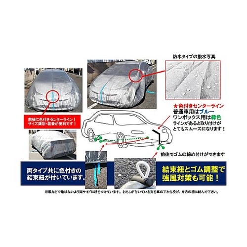 自動車養生カバー(防