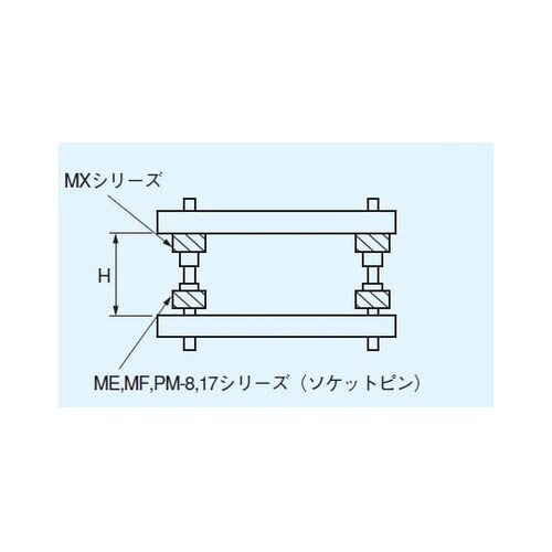 超小型二段重ね用端子