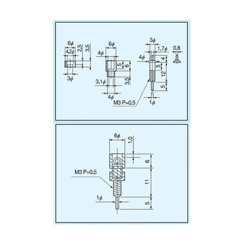 超小型パネルチェック用端子