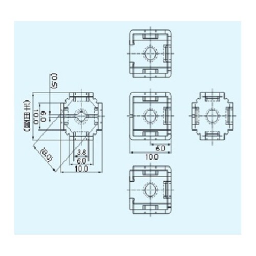 表面実装用サイコロ端子