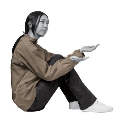 さりげないレインウェアセットアップ