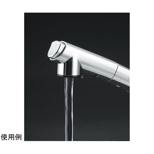 流し台用シングルレバー式シャワー付混合栓