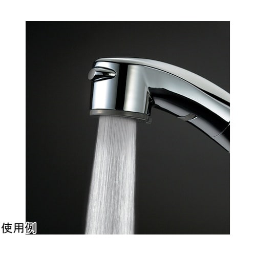 シングルレバー洗髪シャワー