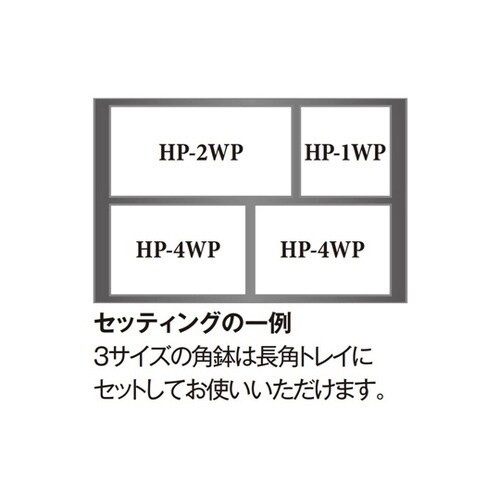 角鉢 ホワイトパール