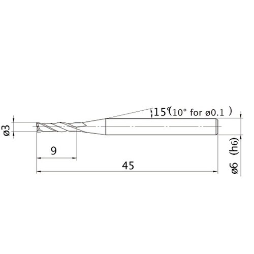 エムスターエンドミル MS2JS