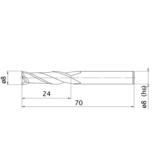 エムスターエンドミル MS2JS