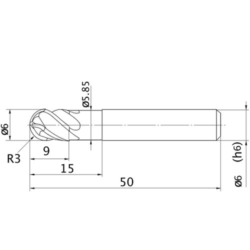 スマートミラクルエンドミル VQ4SVB