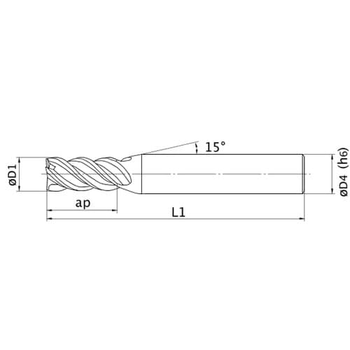 エムスターエンドミル MSMHD