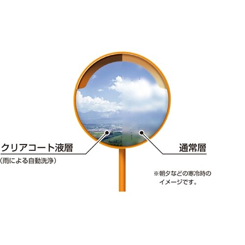 クリアコートミラー(超親水性)