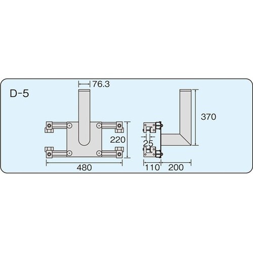 H鋼用はさみ金具