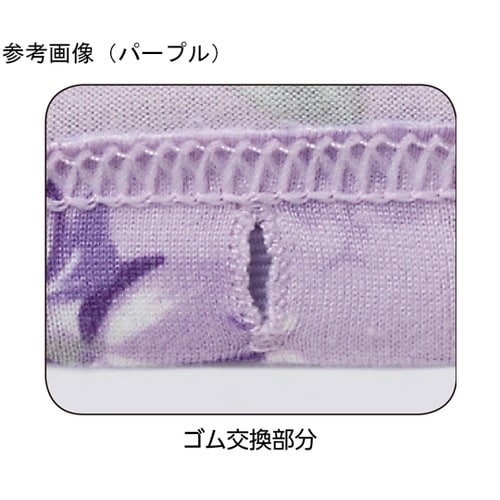 婦人大きめボタンストレッチパジャマ