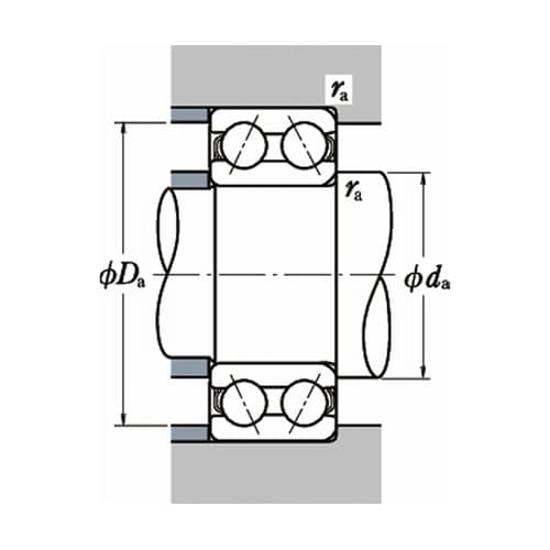 日本精工(NSK) 複列アンギュラ玉軸受